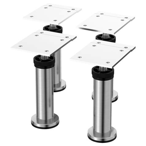 steel blade cabinet legs|CAPITA Leg, stainless steel, 4 1/2 .